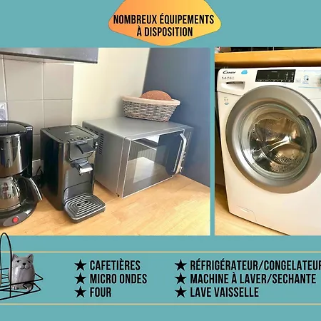 Appartement Emplacement Coeur De Ville, Proche Parking Et Vignobles, Animaux Bienvenus, Wifi, Linge Fourni